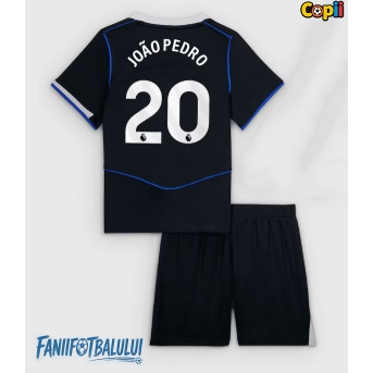 Chelsea Joao Pedro #20 Echipament de Fotbal Replică 2025-26 Copii Treilea (+ Șorturi)